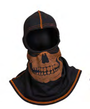 Majestic Fire Apparel: PAC F-20 Ultra C6 Fire Ink Skull Hood