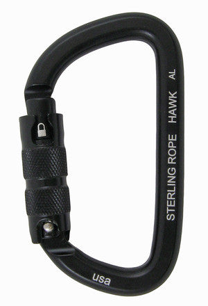 Sterling Rope: Hawk Autolock Asymm D Carabiner