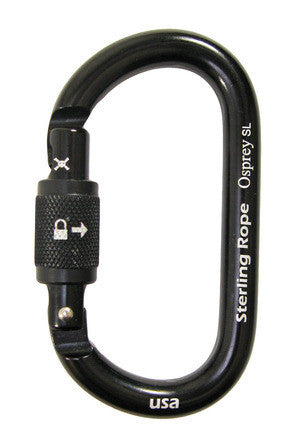 Sterling Rope: Osprey Screwlock Oval Carabiner