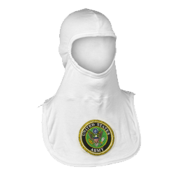 Majestic Fire Apparel: Army Embroidered PAC II 100% Nomex Firefighting Hood