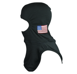 Majestic: American Flag Black PAC II P84 Firefighting Hood