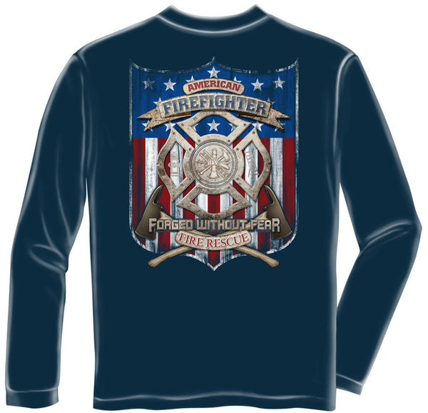Erazor Bits: American Firefighter Long Sleeve T-Shirt