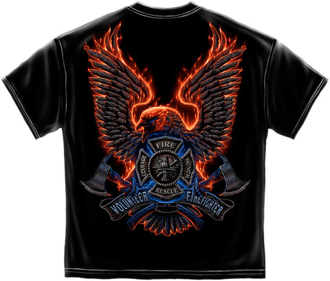 Erazor Bits: Volunteer Firefighter Eagle T-Shirt