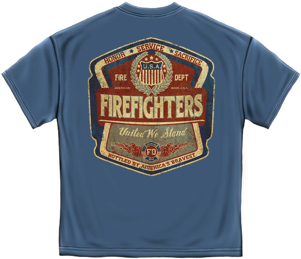 Erazor Bits: Denim Fade Firefighter T-Shirt