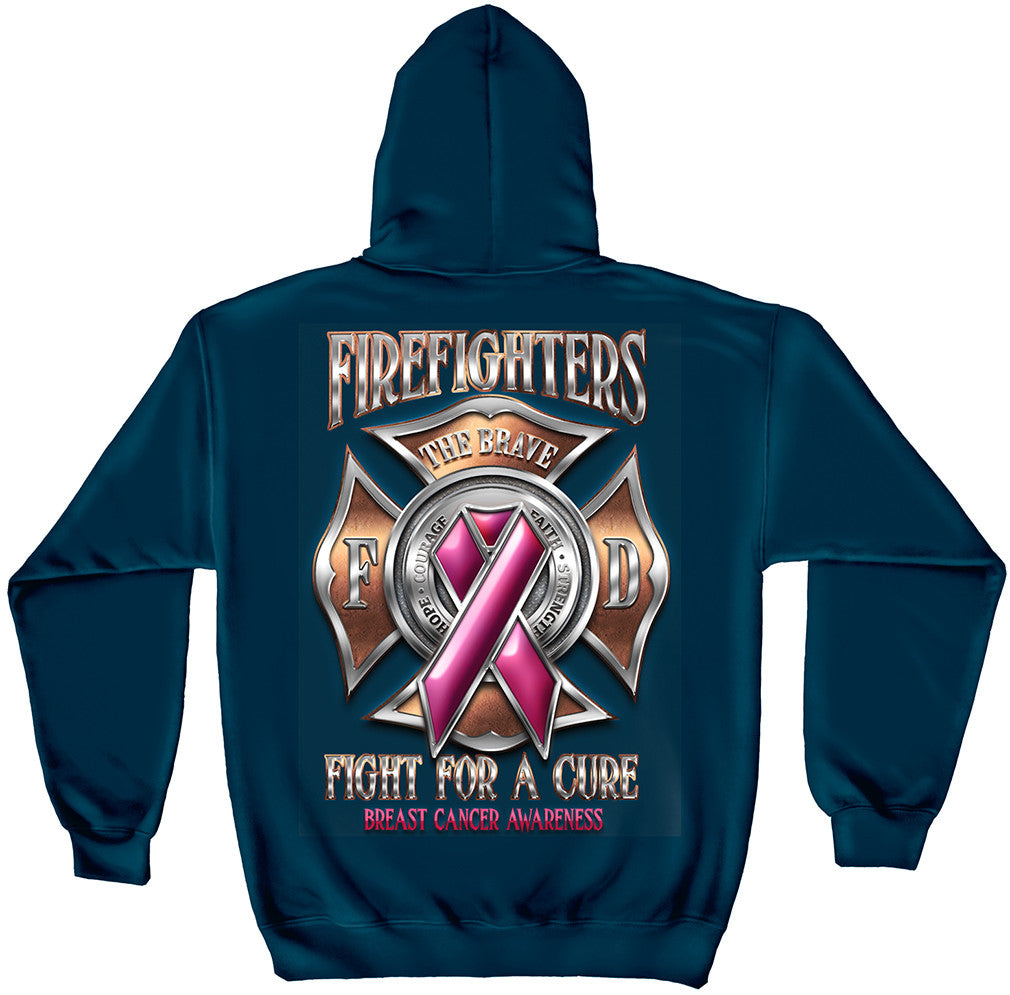 Erazor Bits: Firefighter For the Cure Hooded Sweat Shirt