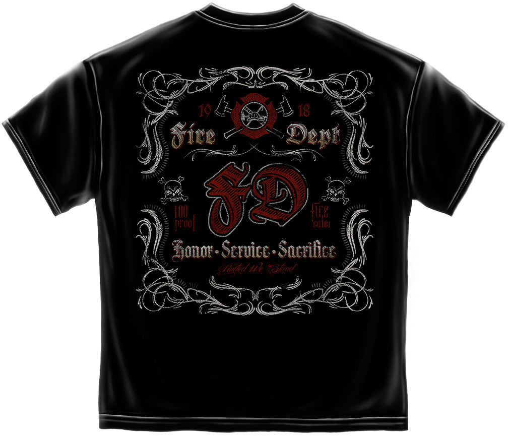 Erazor Bits: Fire Dept. Southern Scroll Work T-Shirt