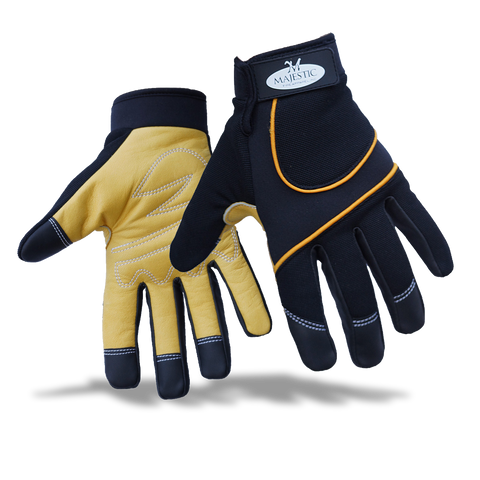 MFA 78 LEATHER PALM MECHANICS GLOVE