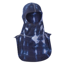 Majestic Fire Apparel: PAC II 100% Nomex Tie-Dye Blue/White Firefighting Hood