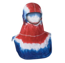 Majestic Fire Apparel: PAC II 100% Nomex Tie-Dye Red/White/Blue Firefighting Hood