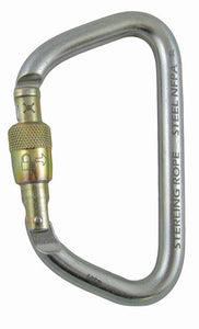 Sterling Rope: Steel Screwlock Carabiner
