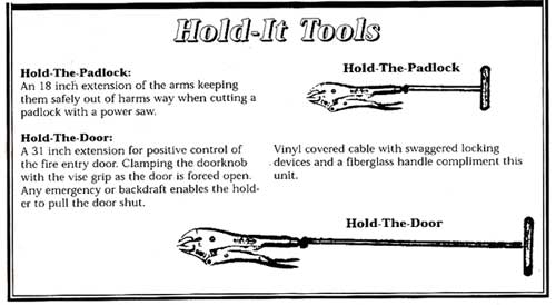 Fire Hooks Unlimited: Hold-It Tools